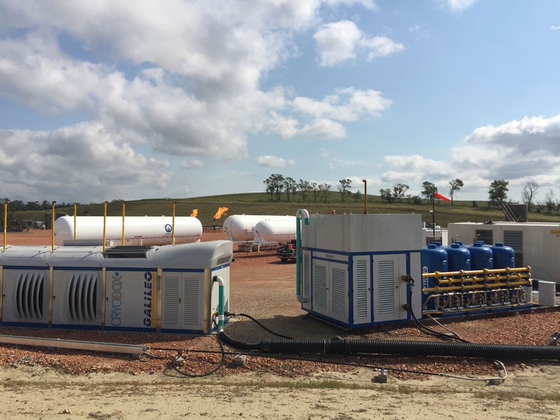 ZPTS Plant for Gas Conditioning connected to the Cryobox LNG Station