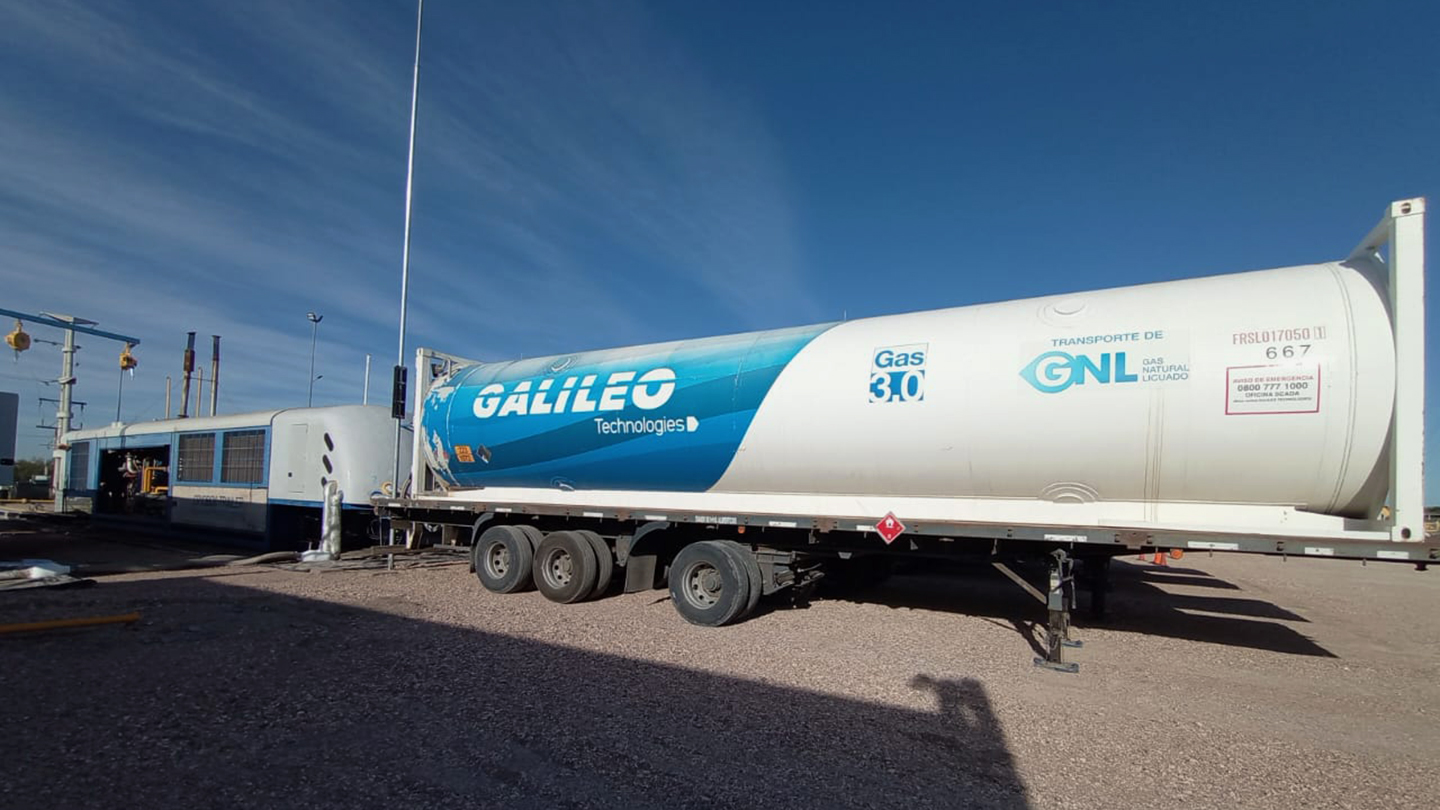 Gasoducto Virtual de GNL en La Mora, Mendoza