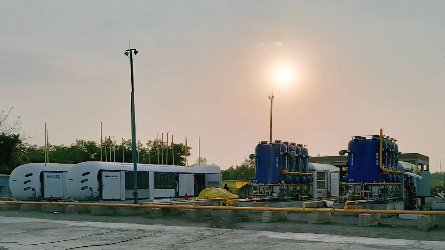 Our Cryobox units installed in India for LNG production.